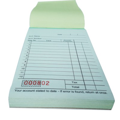 offset paper guest check order book booklet for magazine printing