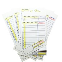 restaurant takeaway waiter docket book