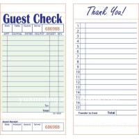 Good bill book design paper restaurant guest check book