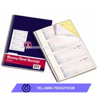 Full color printing receipt book rent receipt book hotel receipt bill book