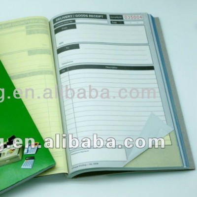 carbonless duplicate hotel invoice book